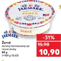 Kaufland Žervé čerstvý termizovaný sýr nabídka
