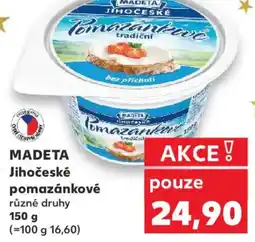 Kaufland MADETA Jihočeské pomazánkové nabídka