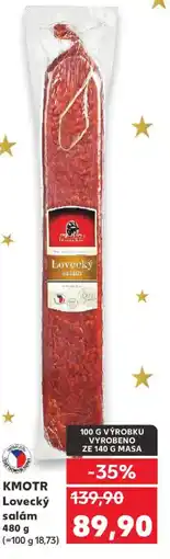 Kaufland KMOTR Lovecký salám nabídka
