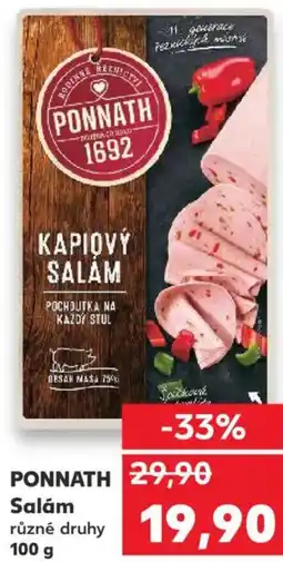 Kaufland PONNATH Salám nabídka