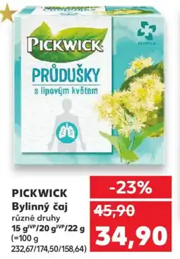 Kaufland PICKWICK Bylinný čaj nabídka