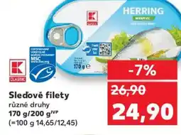 Kaufland Sledové filety nabídka