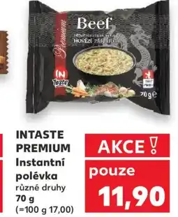 Kaufland INTASTE PREMIUM Instantní polévka nabídka