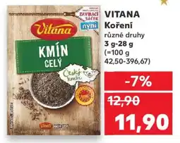 Kaufland VITANA Koreni nabídka