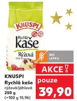 Kaufland KNUSPI Rychlá kaše rýžová/jáhlová nabídka