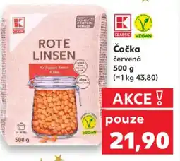 Kaufland Čočka červená nabídka