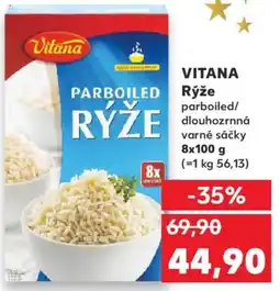 Kaufland VITANA Rýže parboiled/ dlouhozrnná varné sáčky nabídka