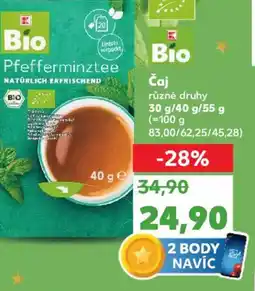 Kaufland Čaj nabídka