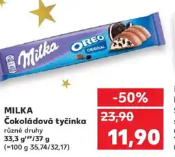Kaufland MILKA Čokoládová tyčinka nabídka