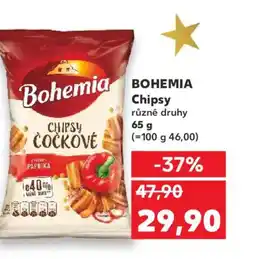Kaufland BOHEMIA Chipsy nabídka