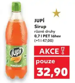 Kaufland JUPÍ Sirup nabídka
