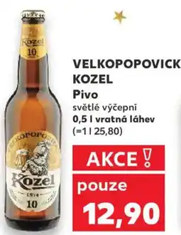 Kaufland VELKOPOPOVICKÝ KOZEL Pivo nabídka