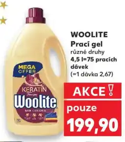 Kaufland WOOLITE Prací gel nabídka
