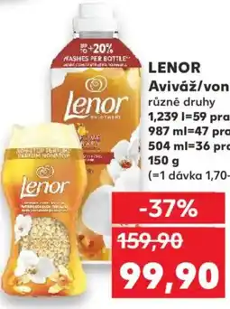 Kaufland LENOR Aviváž/vonné perly nabídka