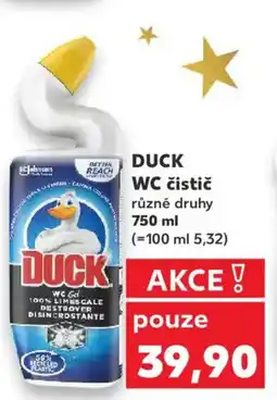 Kaufland DUCK WC čistič nabídka