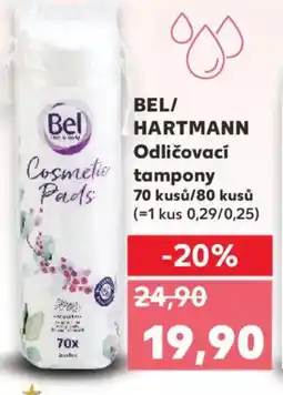 Kaufland BEL/ HARTMANN Odličovací tampony nabídka