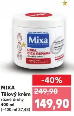 Kaufland MIXA Tělový krém nabídka
