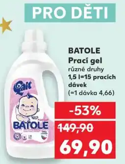 Kaufland BATOLE Prací gel nabídka