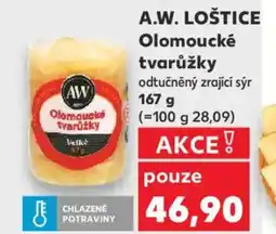 Kaufland A.W.LOŠTICE Olomoucké tvarůžky nabídka