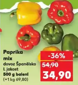 Kaufland Paprika mix nabídka