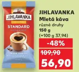 Kaufland JIHLAVANKA Mletá káva nabídka
