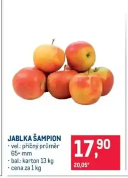 Makro Jablka šampion nabídka