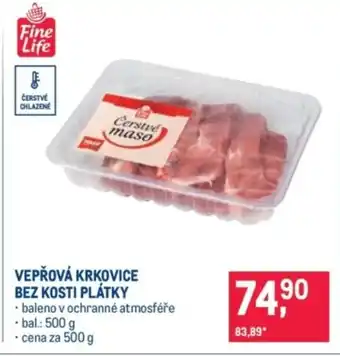 Vepřová krkovice bez kosti plátky
