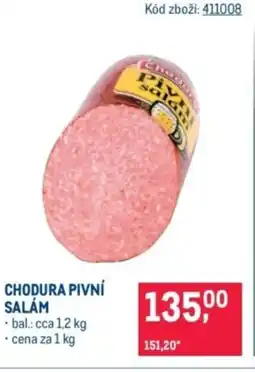 Makro Chodura pivní salám nabídka