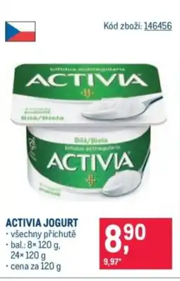 Makro Activia jogurt nabídka