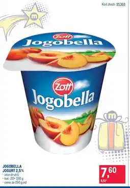 Makro Jogobella jogurt 2,5% nabídka