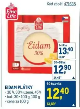 Makro Eidam plátky nabídka