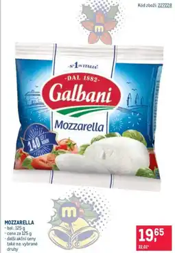 Makro Galbani Mozzarella nabídka