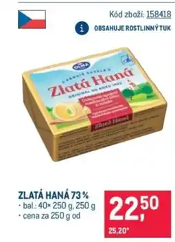 Makro OLMA Zlatá Haná 73% nabídka