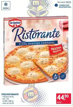 Makro Dr. Oetker Pizza ristorante nabídka