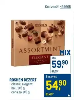 Makro Roshen dezert nabídka