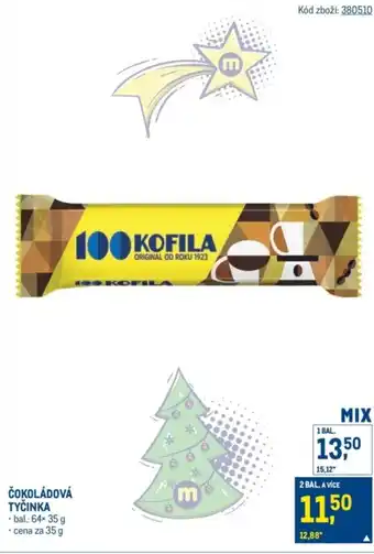 Makro Čokoládová tyčinka nabídka