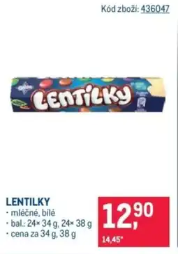 Makro Lentilky nabídka