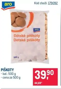 Makro Piškoty nabídka