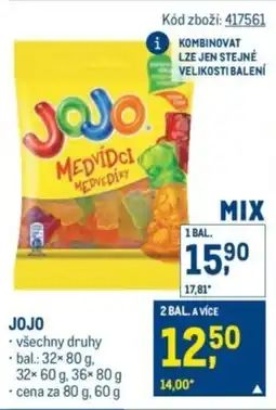 Makro JOJO nabídka