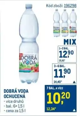 Makro Dobrá Voda ochucená nabídka