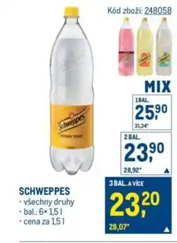 Makro Schweppes nabídka