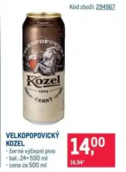 Makro Velkopopovický Kozel nabídka