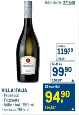 Makro Villa Italia nabídka