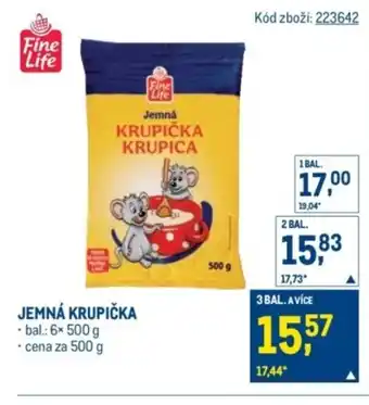 Makro Jemná krupička nabídka