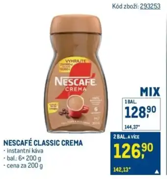 Nescafé classic crema