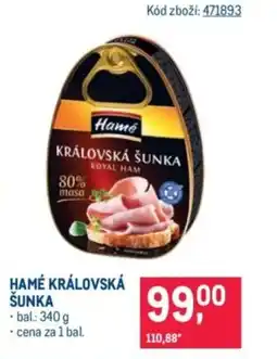 Makro Ḥamé Královská šunka nabídka