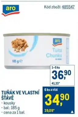Makro Tuňák ve vlastní šťávě nabídka