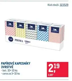 Makro Papírové kapesníky 3vrstvé nabídka