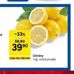 Tesco Citrony nabídka
