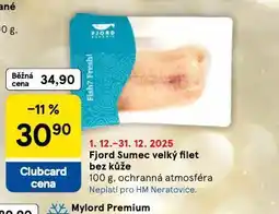 Tesco Fjord sumec velký filet bez kůže nabídka